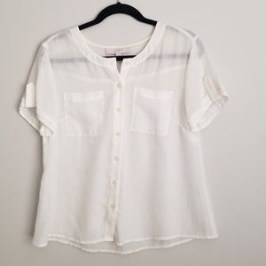 LOFT Sheer Blouse